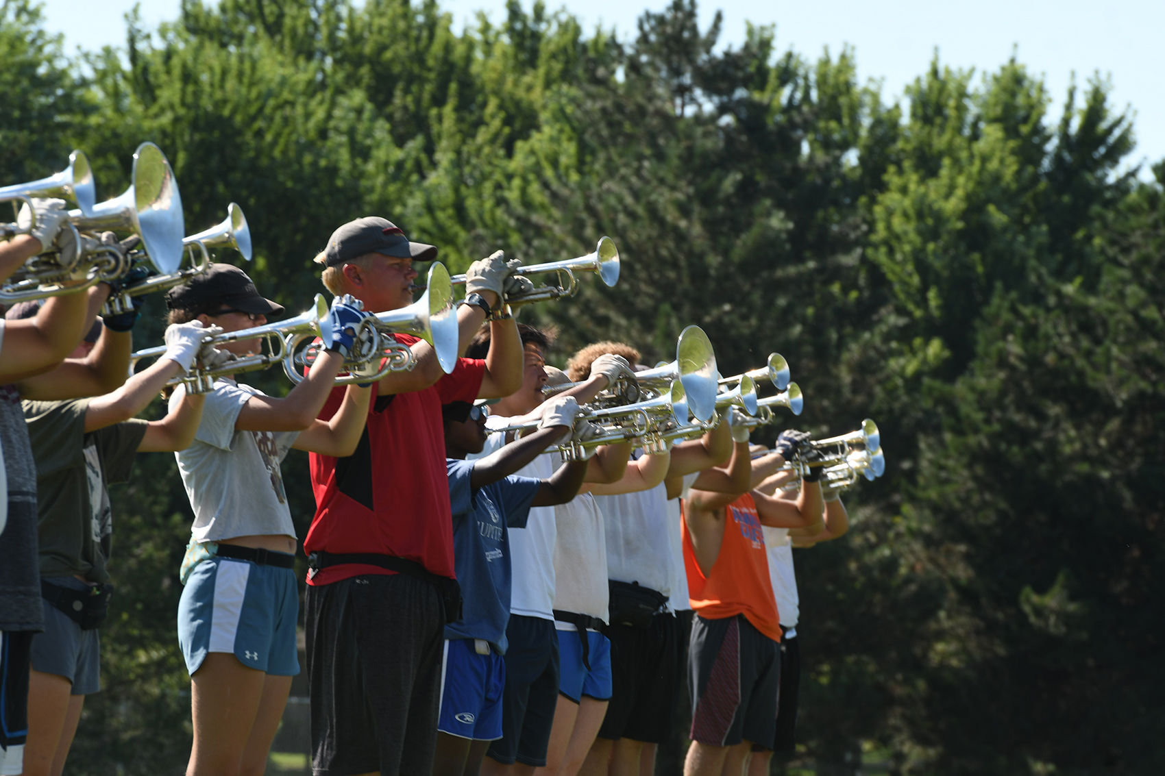 River City Rhythm brass players